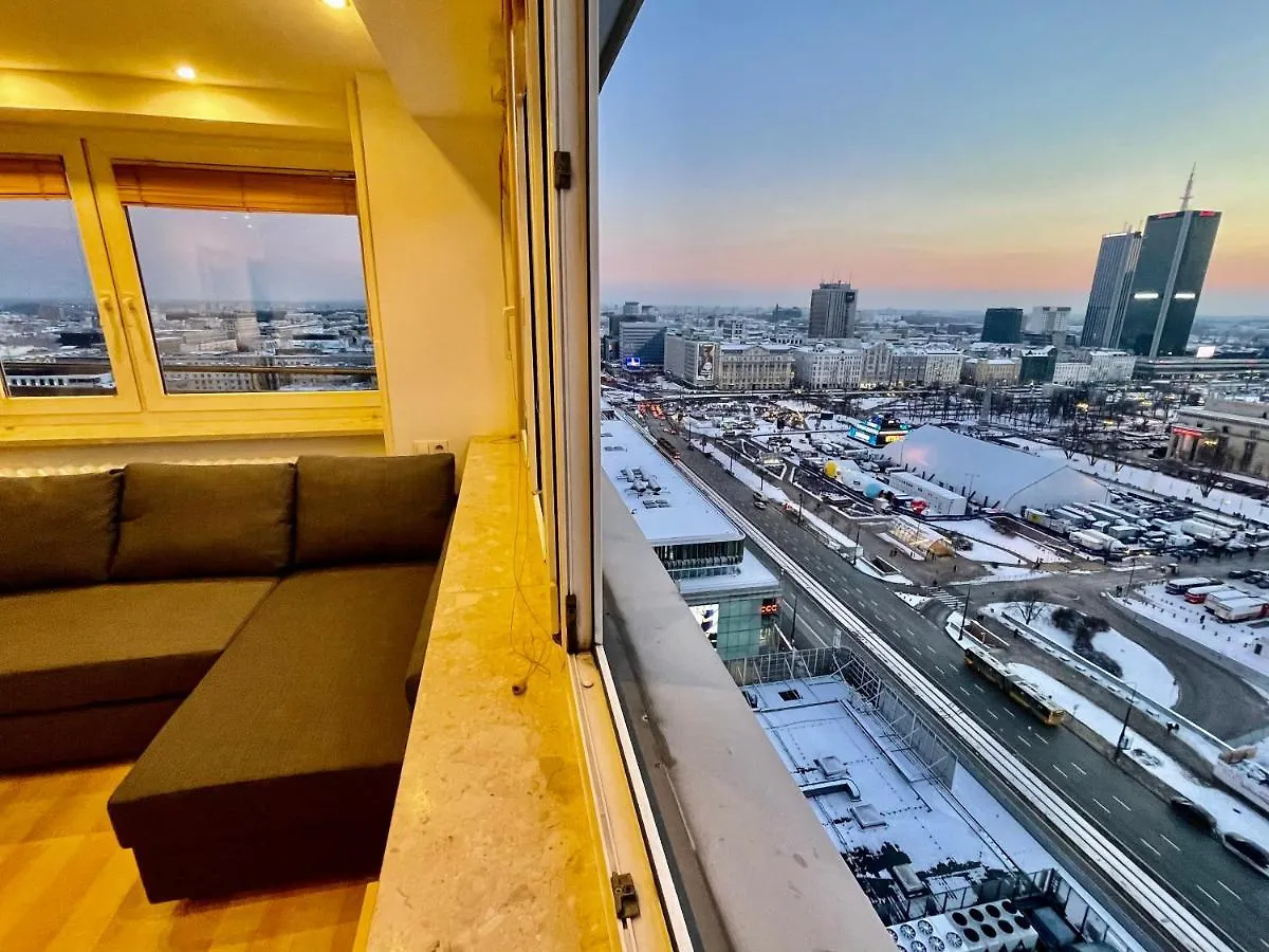 Super Apartament Red Centrum Best View In Town 2X Metro Fast Wifi 300 Mbs Netflix Appletv Smarttv Spotify Panorama Miasta Warszawa