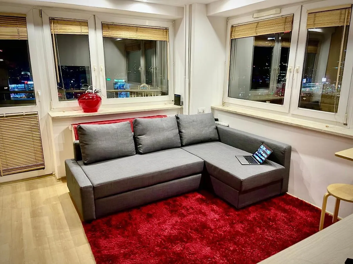 Super Apartament Red Centrum Best View In Town 2X Metro Fast Wifi 300 Mbs Netflix Appletv Smarttv Spotify Panorama Miasta 바르샤바