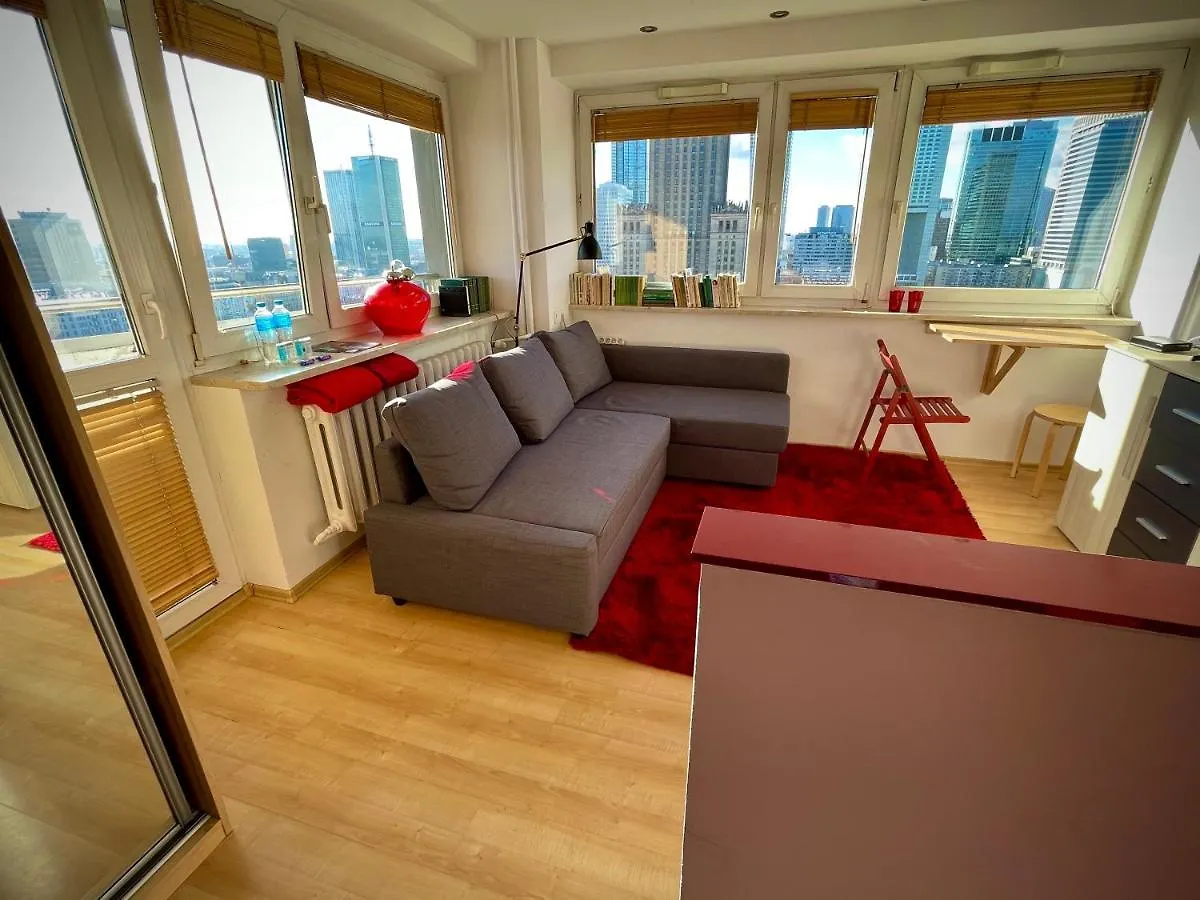 Super Apartament Red Centrum Best View In Town 2X Metro Fast Wifi 300 Mbs Netflix Appletv Smarttv Spotify Panorama Miasta 바르샤바